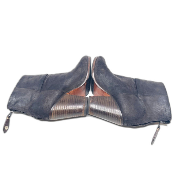 RAG AND BONE Newbury Black Suede Zip Up Bootie Womens Size EU 36.5/US 6.5 - Picture 5 of 10